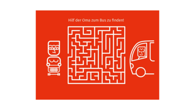 Postkarte »Labyrinth«